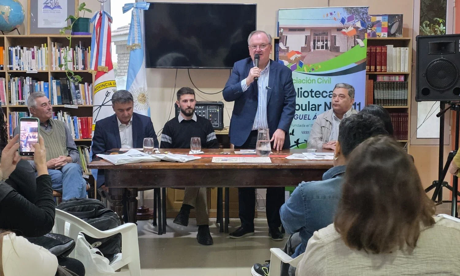 Bibliotecas populares del dpto. San Cristóbal recibieron aportes institucionales por $34 millones
