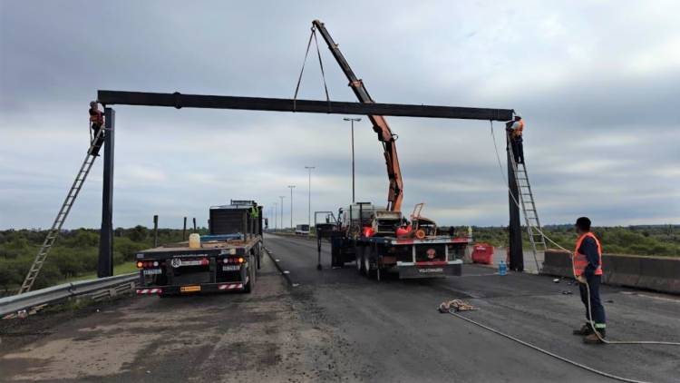 Vialidad Nacional supervisó trabajos sobre la conexión vial Rosario - Victoria