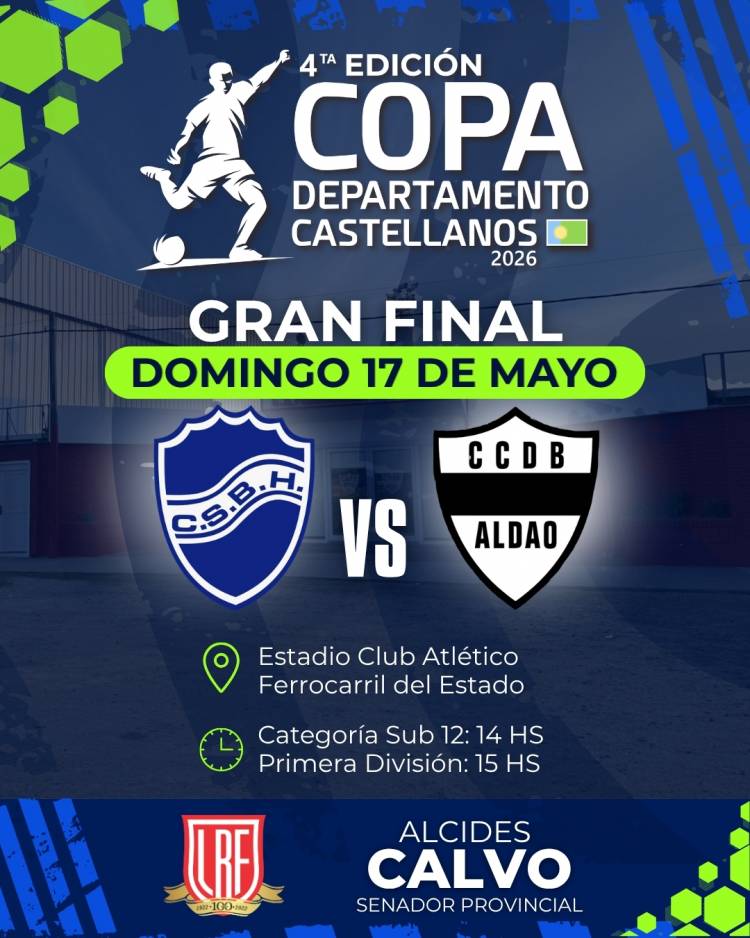 Se viene la final de la cuarta edición de la Copa dpto. Castellanos