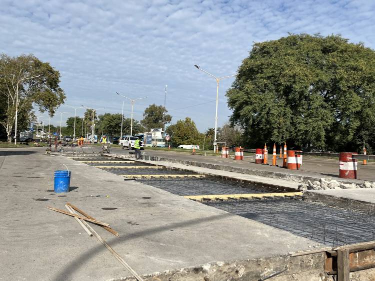 Bacheo en pavimento rígido: nuevos desvíos en la cabecera entrerriana