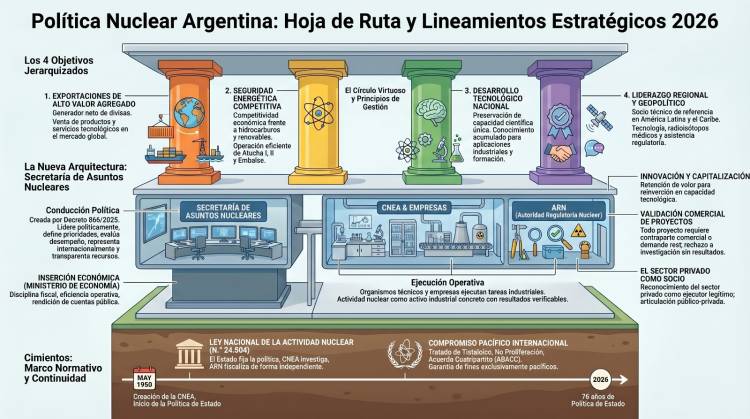 El ing. José Stella detalló los alcances de la nueva estrategia nuclear del gobierno nacional
