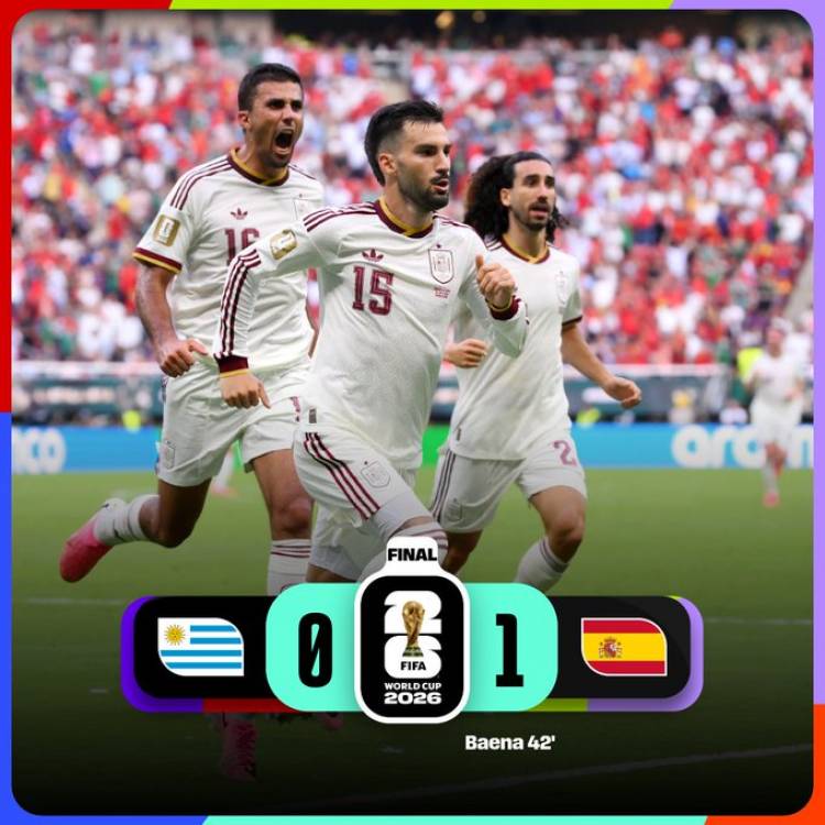 Uruguay perdió por 1-0 con España y quedó eliminado del Mundial 2026