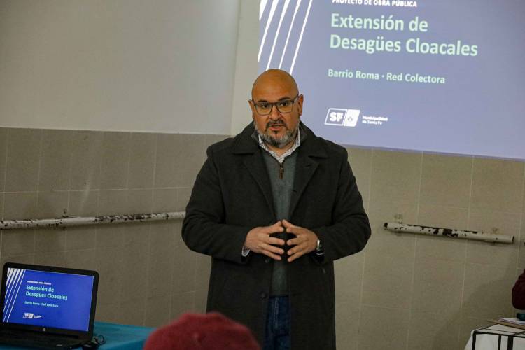 La Municipalidad avanza con el proyecto para llevar cloacas a un sector de barrio Roma