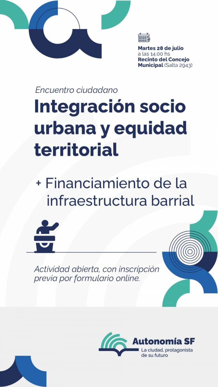 Nueva convocatoria de Autonomía SF, un debate para pensar la Santa Fe que viene    