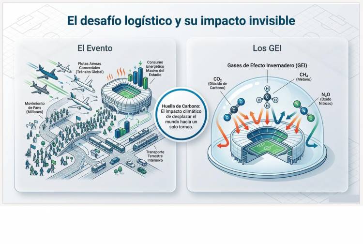 ¿Puede un Mundial de Fútbol contribuir, aunque sea indirectamente, al cambio climático que intensifica fenómenos como El Niño?