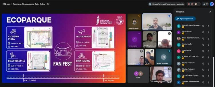 Santa Fe 2026 comparte su experiencia con referentes de Sudamérica como parte del legado de los Juegos