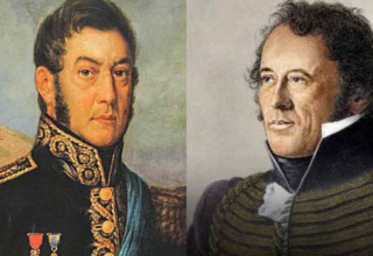 San Martín salvado por Estanislao López