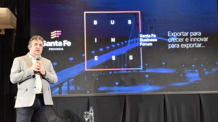 Cococcioni en el Santa Fe Business Forum: “La seguridad es la piedra basal del desarrollo económico”