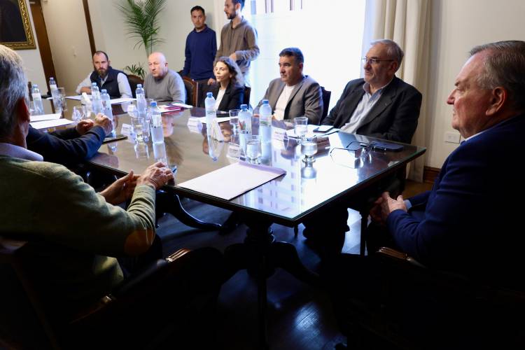 Calvo impulsa las obras en la ruta provincial 22