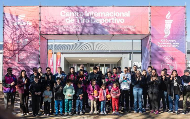 Poletti acompañó la inauguración del Centro Internacional de Tiro Deportivo en Recreo