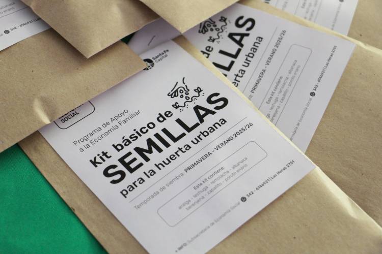 Talleres de huerta urbana: comenzó la entrega de semillas para la temporada primavera-verano