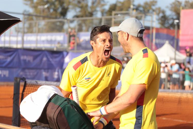 Tenis: Argentina, Colombia y Chile ganaron las finales de dobles