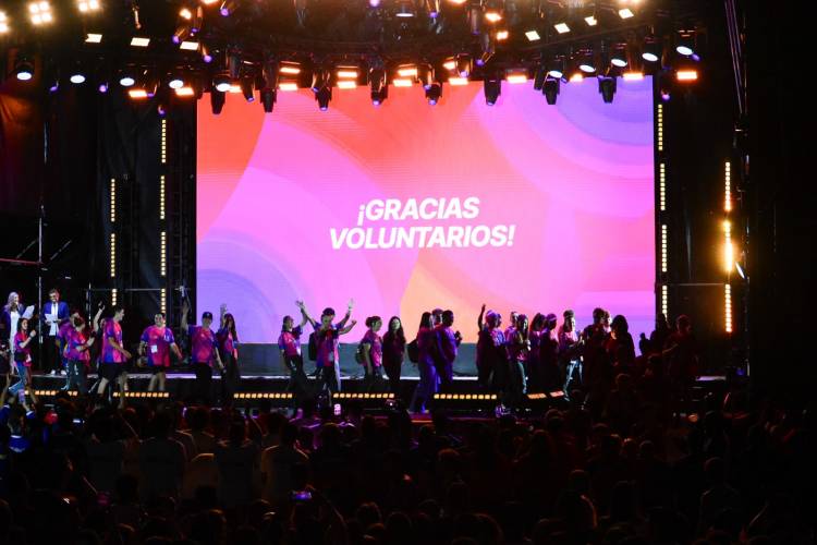 Chiaraviglio y el equipo de voluntarios destacaron el valor humano y el trabajo en equipo de los Juegos Suramericanos