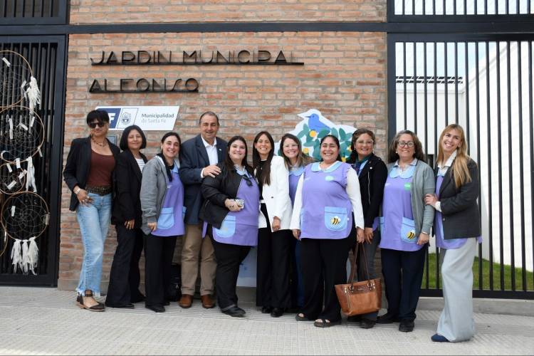 “Estamos cumpliendo un sueño”: Poletti dejó inaugurado un nuevo Jardín Municipal