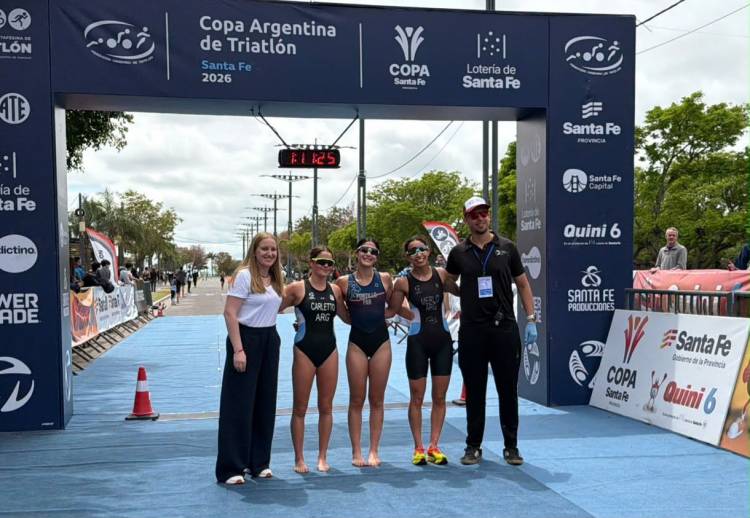 Con el triunfo del santafesino Tadeo Baruffato, la Copa Santa Fe de Triatlón reafirma el legado deportivo de la provincia
