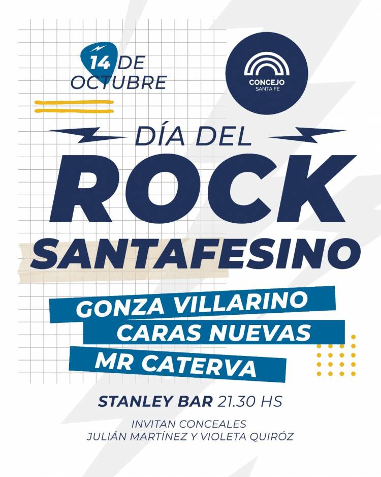 Santa Fe celebra el Día del Rock con una jornada especial en Stanley Bar